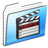 Movie Folder Stripe Icon